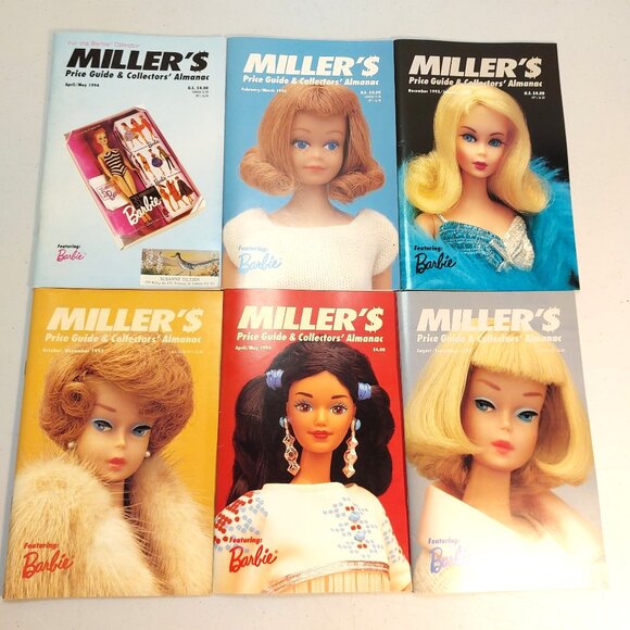 Vtg Miller's Price Guide & Collectors' Almanac Mini Magazine Lot of 6 - Picture 1 of 4
